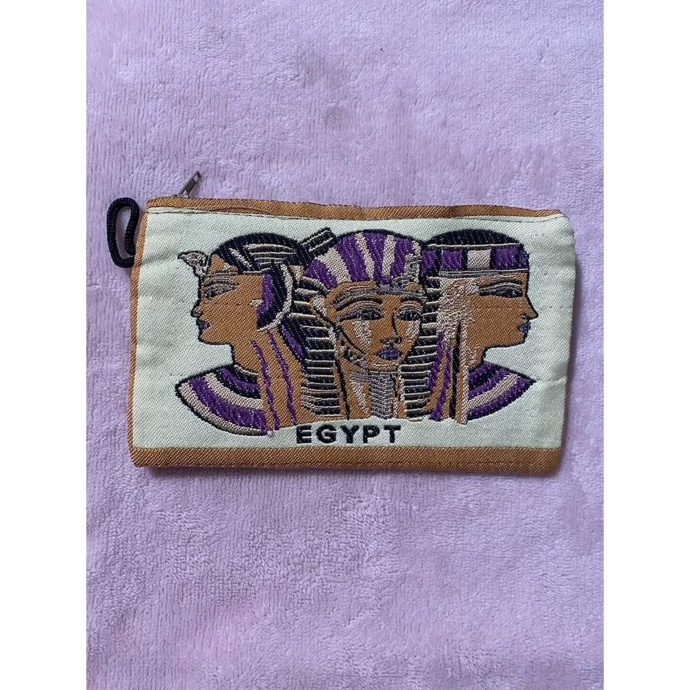 Egyptian Pharaoh GalsCosmetic,Coin,Money,Jewelry Zipper Bag 6